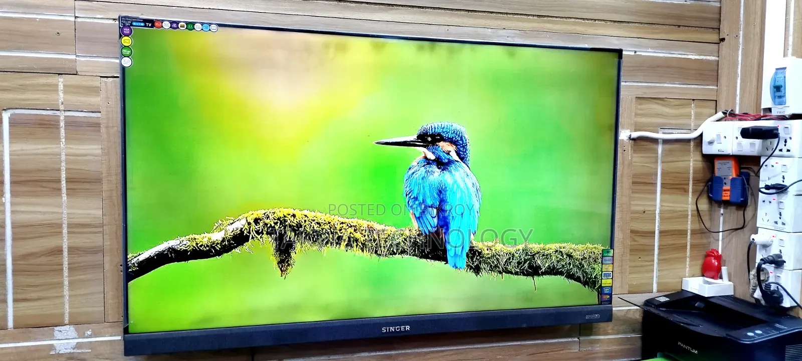 Singer 50" Smart Frameless Soundbar System Atmos Sound Like New