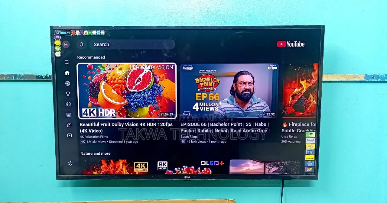 Lg 43" Inche Smart Magic Voice Control HDR Resolition Korean Tv