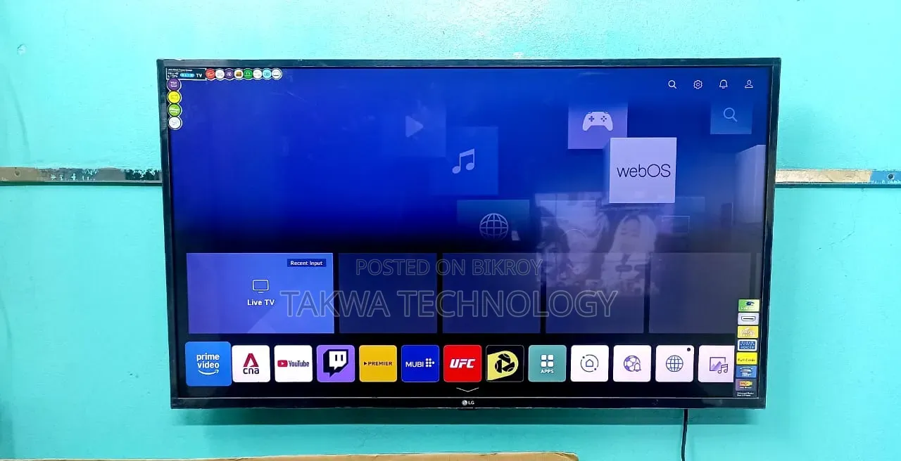 Lg 43" Inche Smart Magic Voice Control HDR Resolition Korean Tv