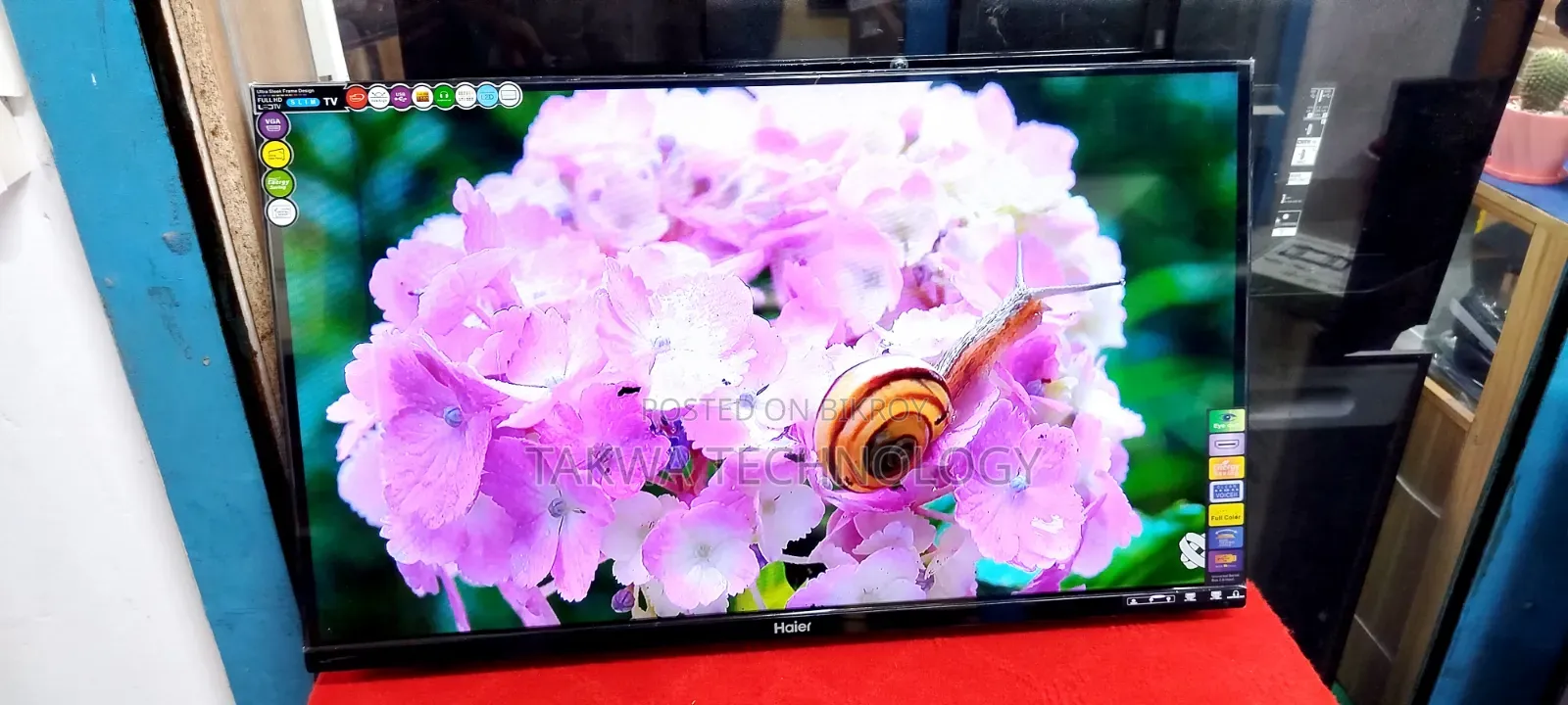 Haier 32" Inche Android Smart Framelss Voice Control Full Hd Tv