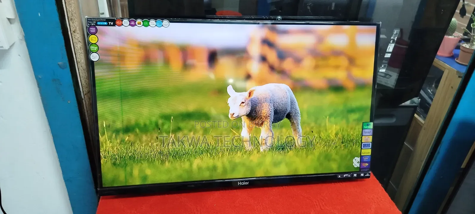 Haier 32" Inche Android Smart Framelss Voice Control Full Hd Tv