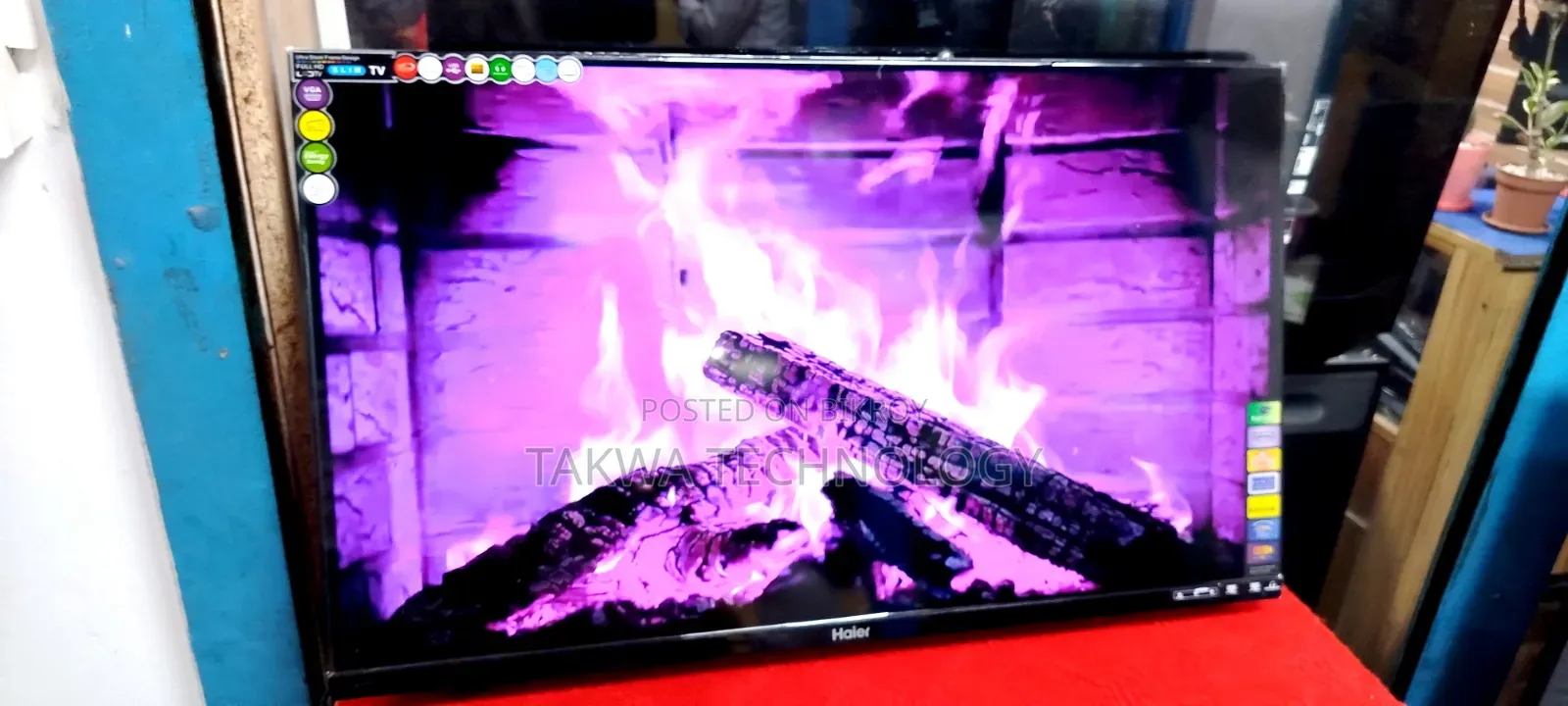 Haier 32" Inche Android Smart Framelss Voice Control Full Hd Tv