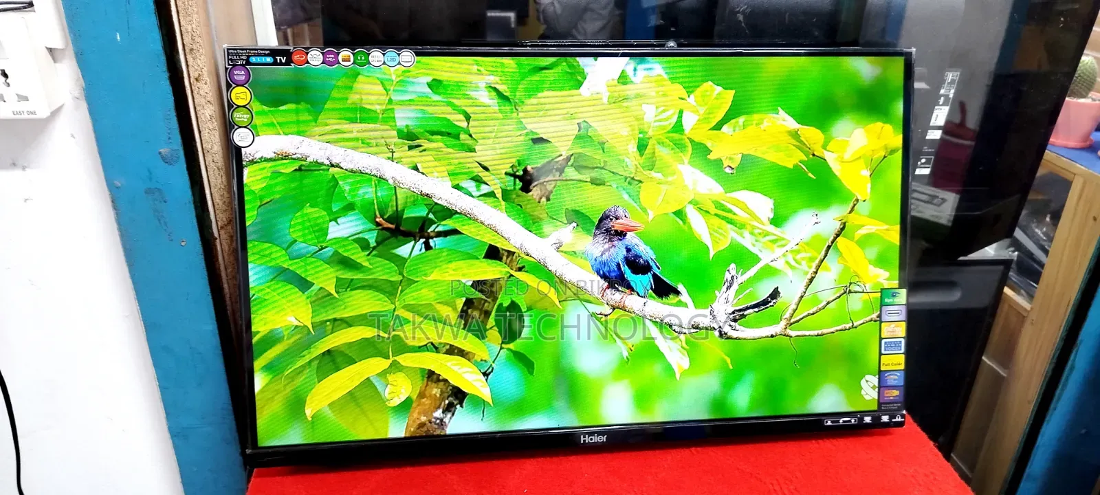 Haier 32" Inche Android Smart Framelss Voice Control Full Hd Tv