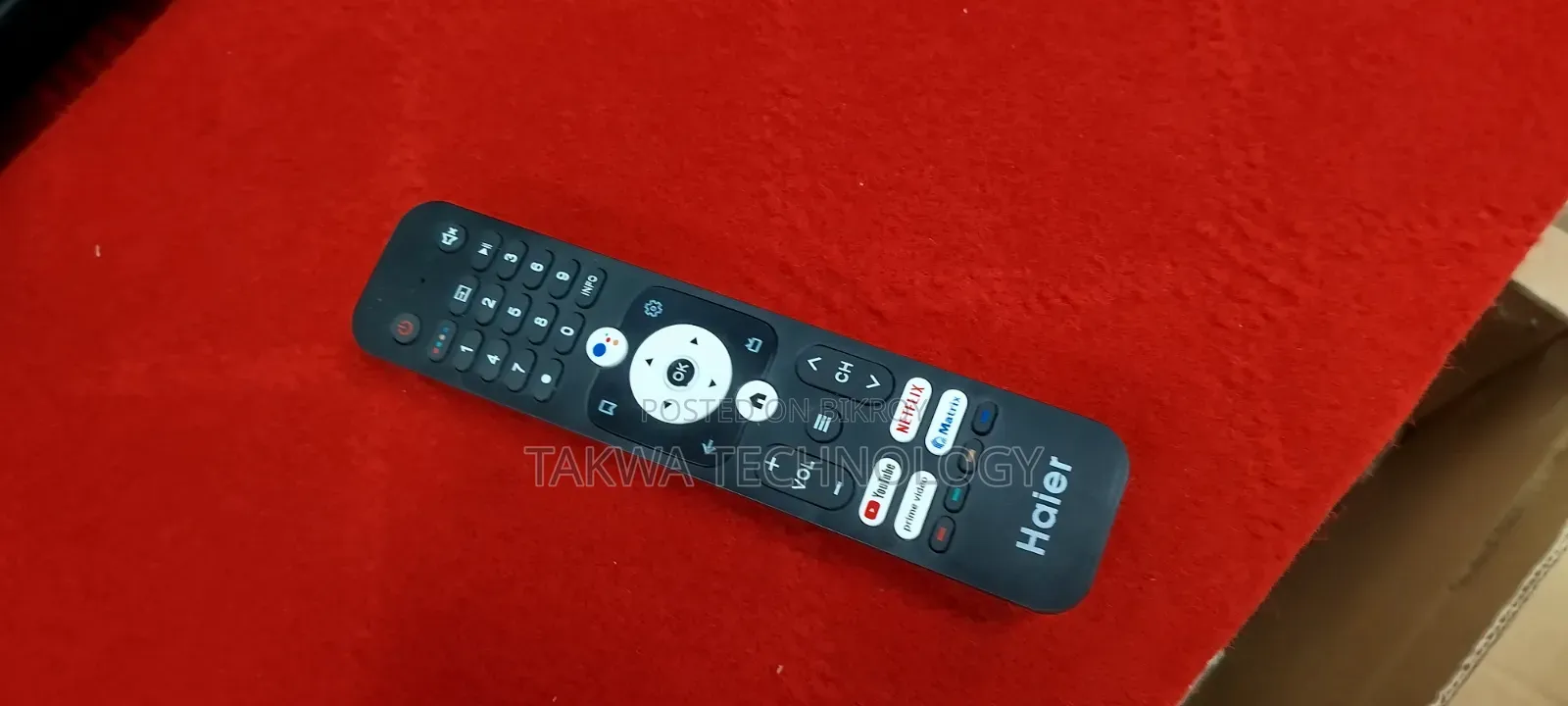 Haier 32" Inche Android Smart Framelss Voice Control Full Hd Tv