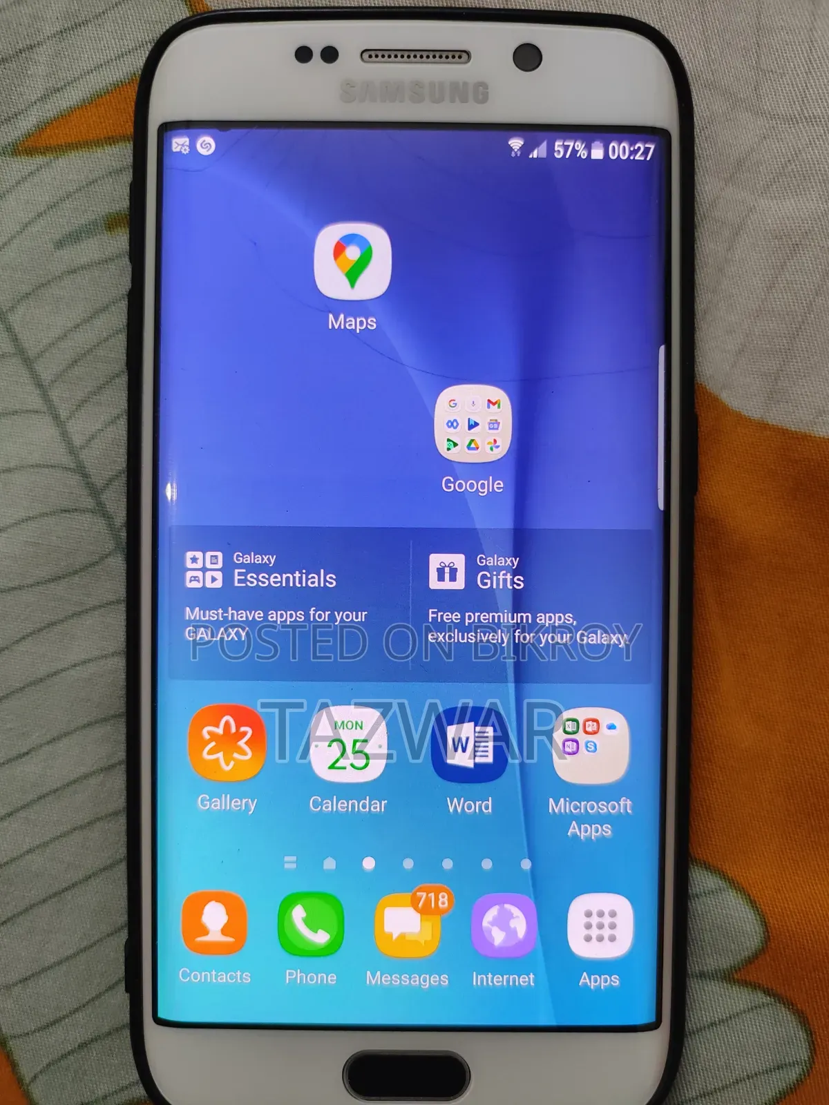 স্যামসাং গ্যালাক্সি এস৬ এজ ৬৪ জিবি গোল্ড