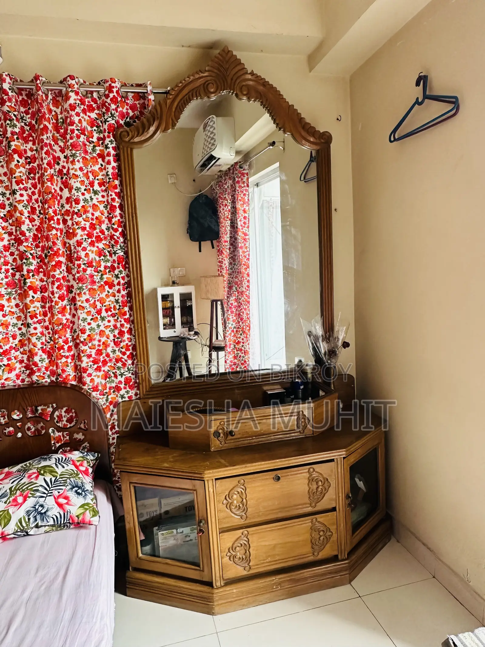 Original Teak Wood Dressing Table