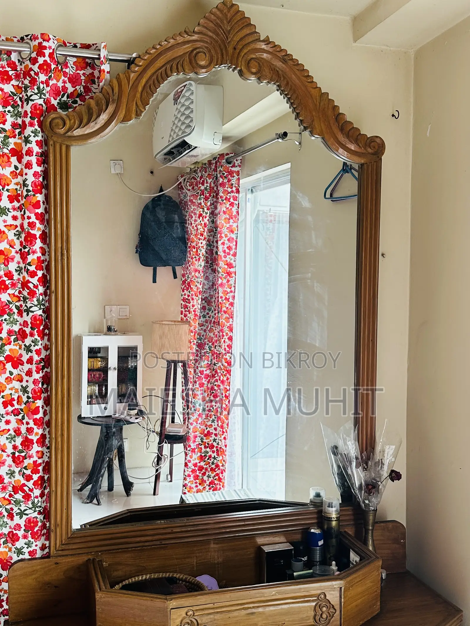 Original Teak Wood Dressing Table