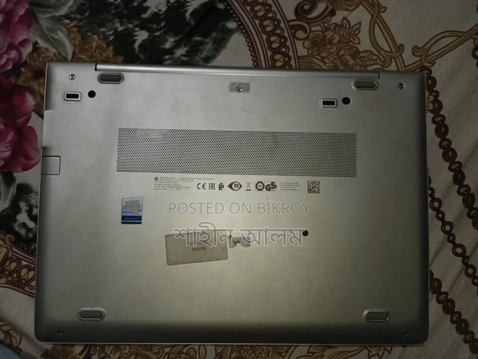 HP EliteBook 840 G8 Laptop 16GB Intel Core i5 SSD 256GB