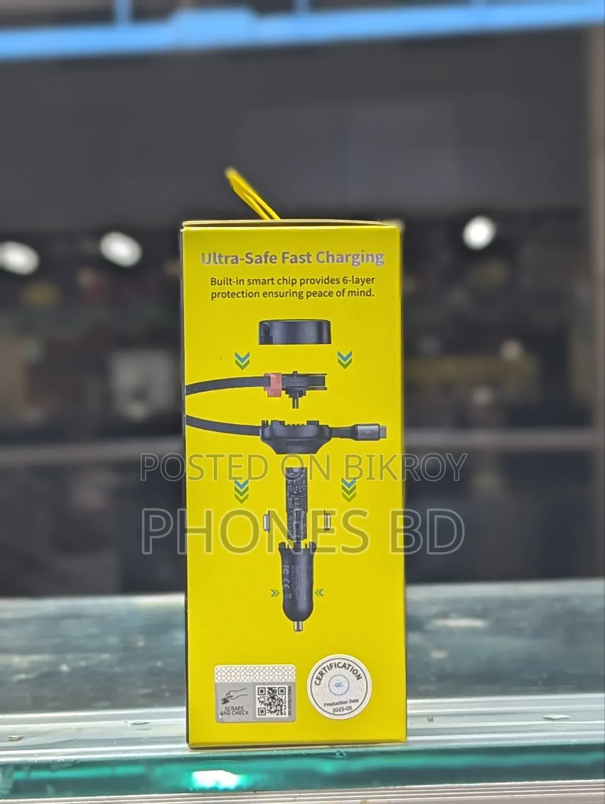Baseus Enjoyment Pro Retractable Usb C 60w Car Charger