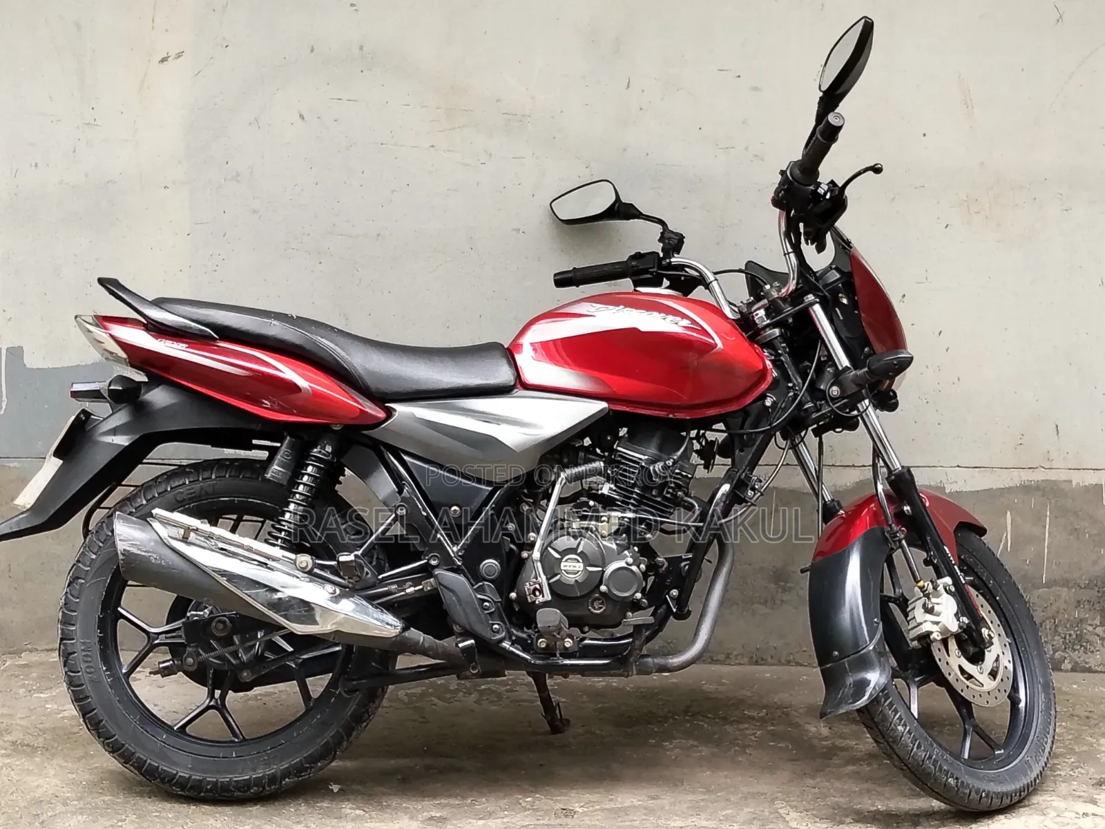 Bajaj Discover 125 2021 Red