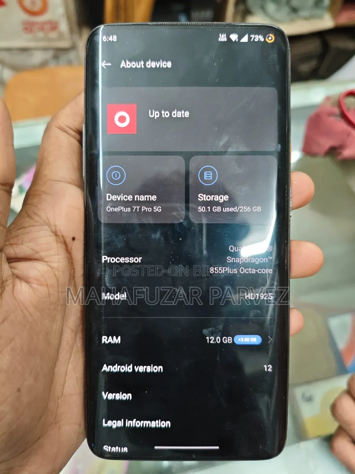 OnePlus 7T Pro 5G McLaren 256 GB Black