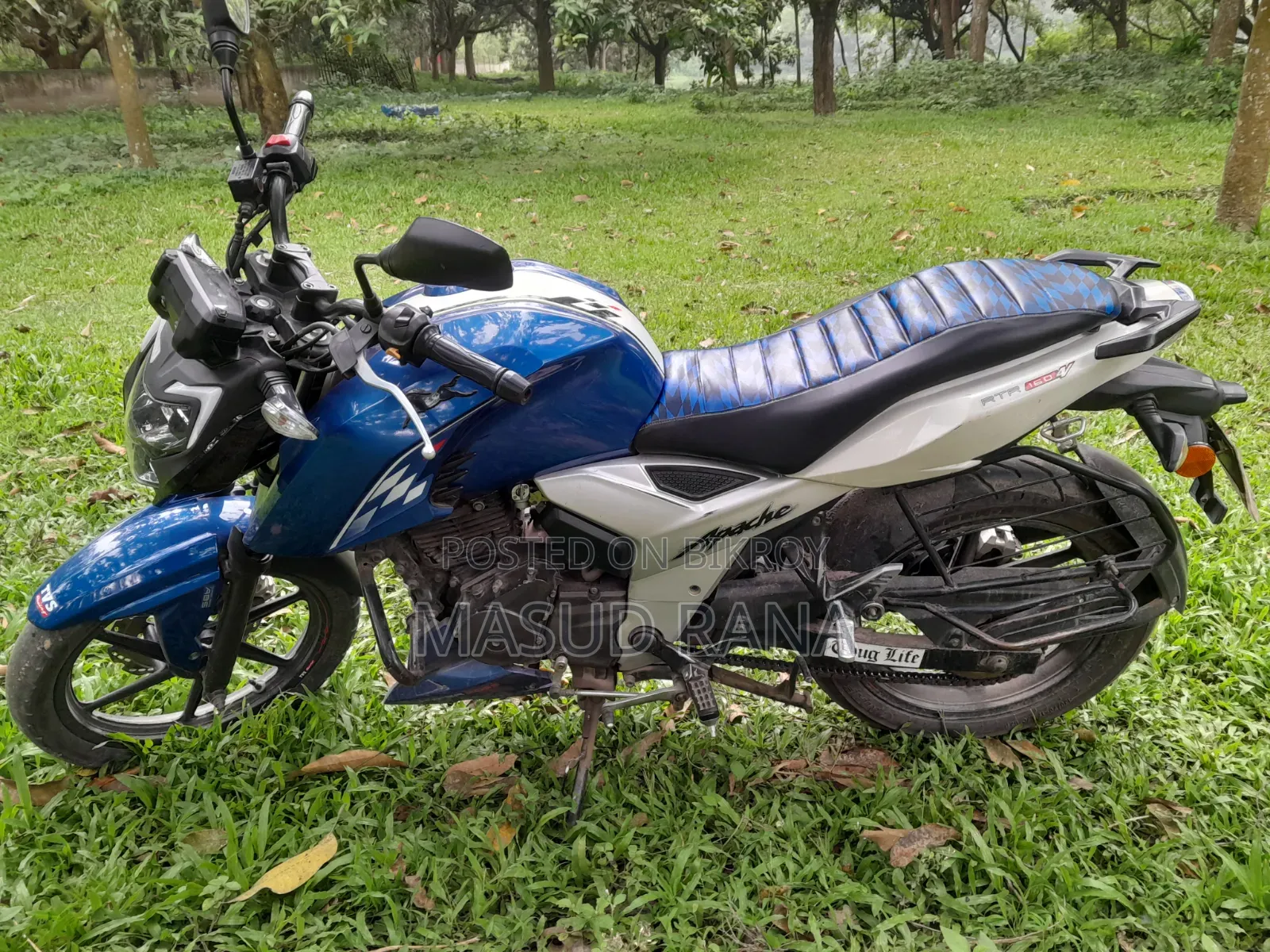 TVS Apache RTR 160 4V 2019 Blue