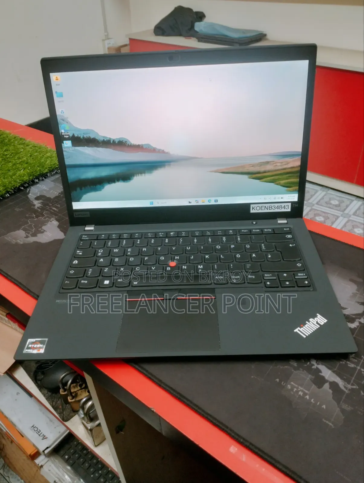 Laptop Lenovo ThinkPad T14 G2 16GB AMD Ryzen 5 SSD 16 GB