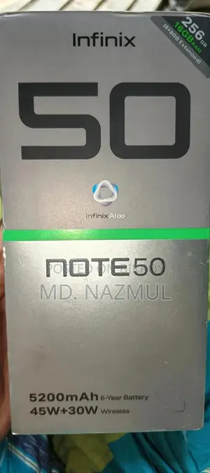 Infinix Note 50 4G 256 GB Black