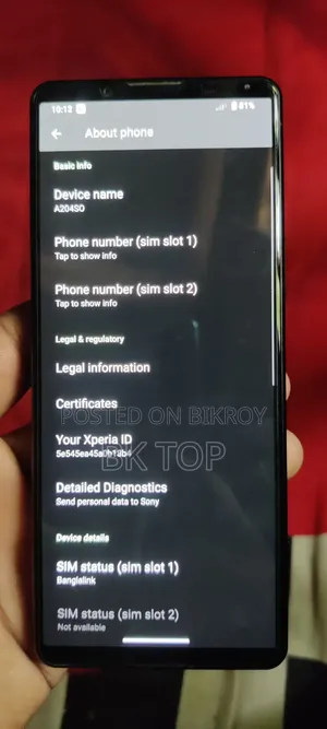 New Sony Xperia 5 IV 128 GB Black