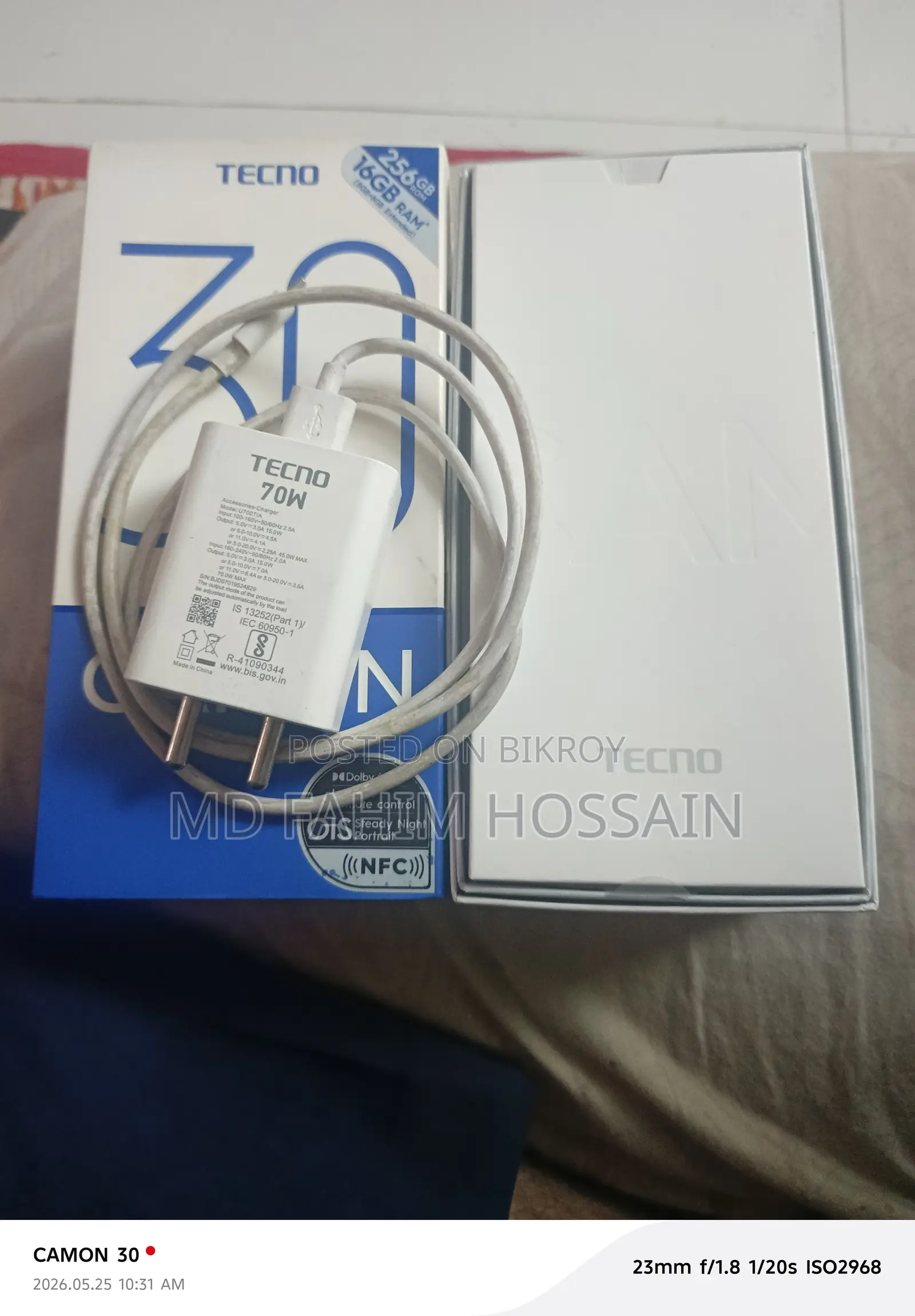 Tecno Camon 30 256 GB Black
