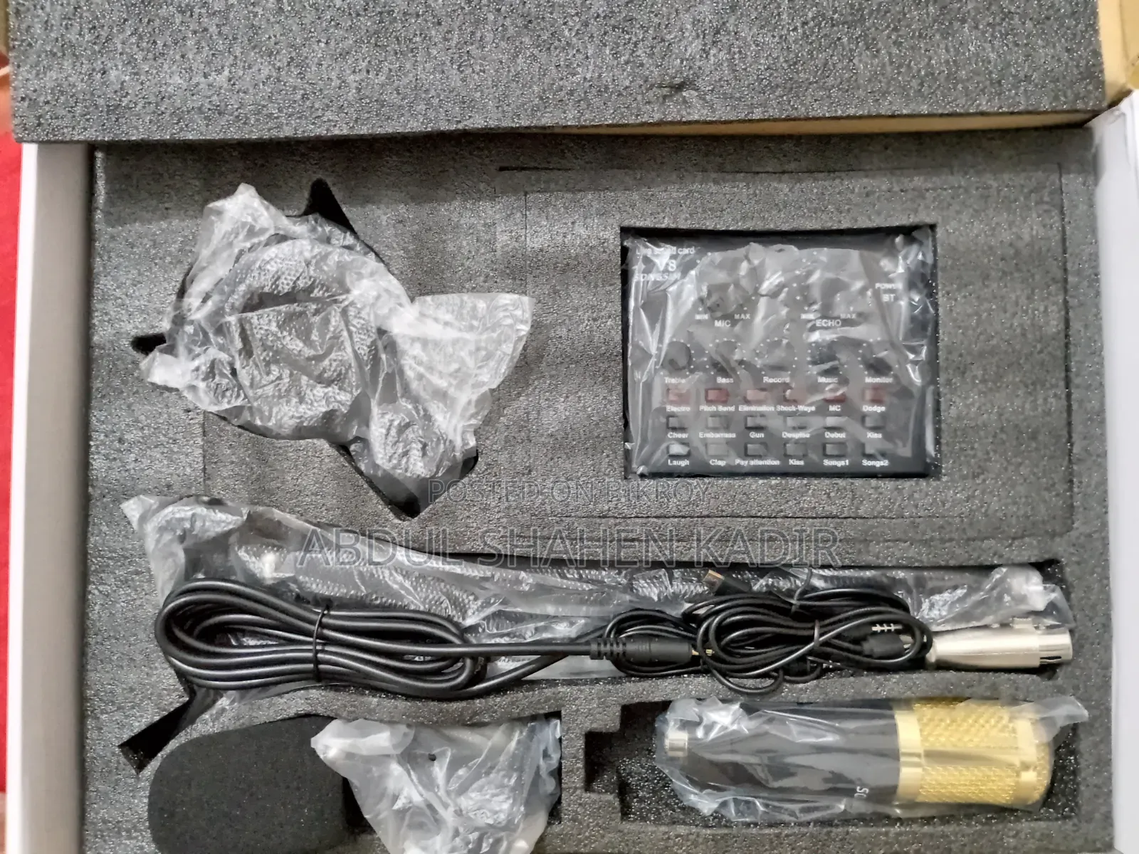 Bm 800 Microphone With V8 Soundcard