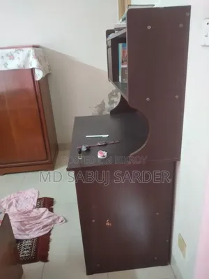 পড়ার টেবিল + বুক সেলফ