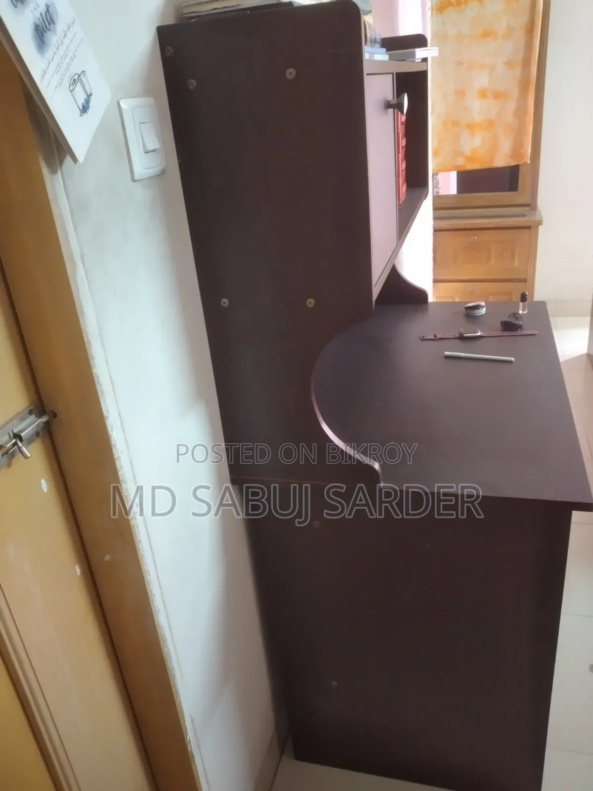 পড়ার টেবিল + বুক সেলফ