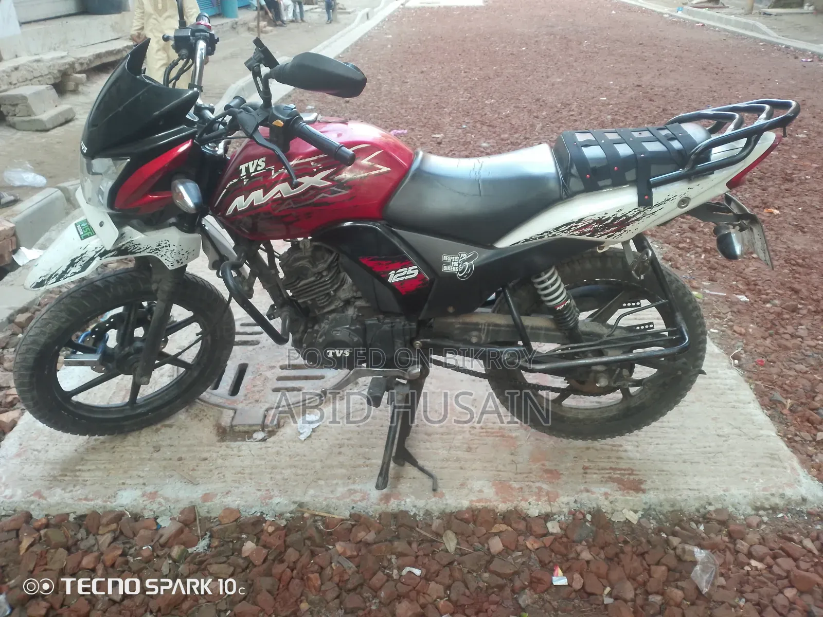 TVS Max Semi Trail 125 2021 Red