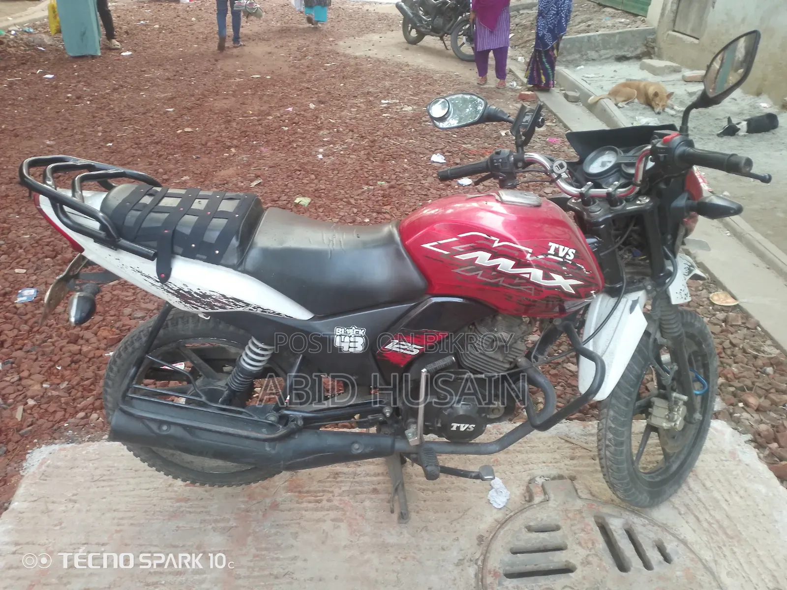 TVS Max Semi Trail 125 2021 Red