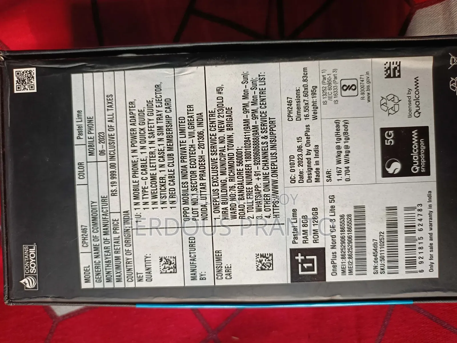 OnePlus Nord CE 3 Lite 5G 128 GB Green
