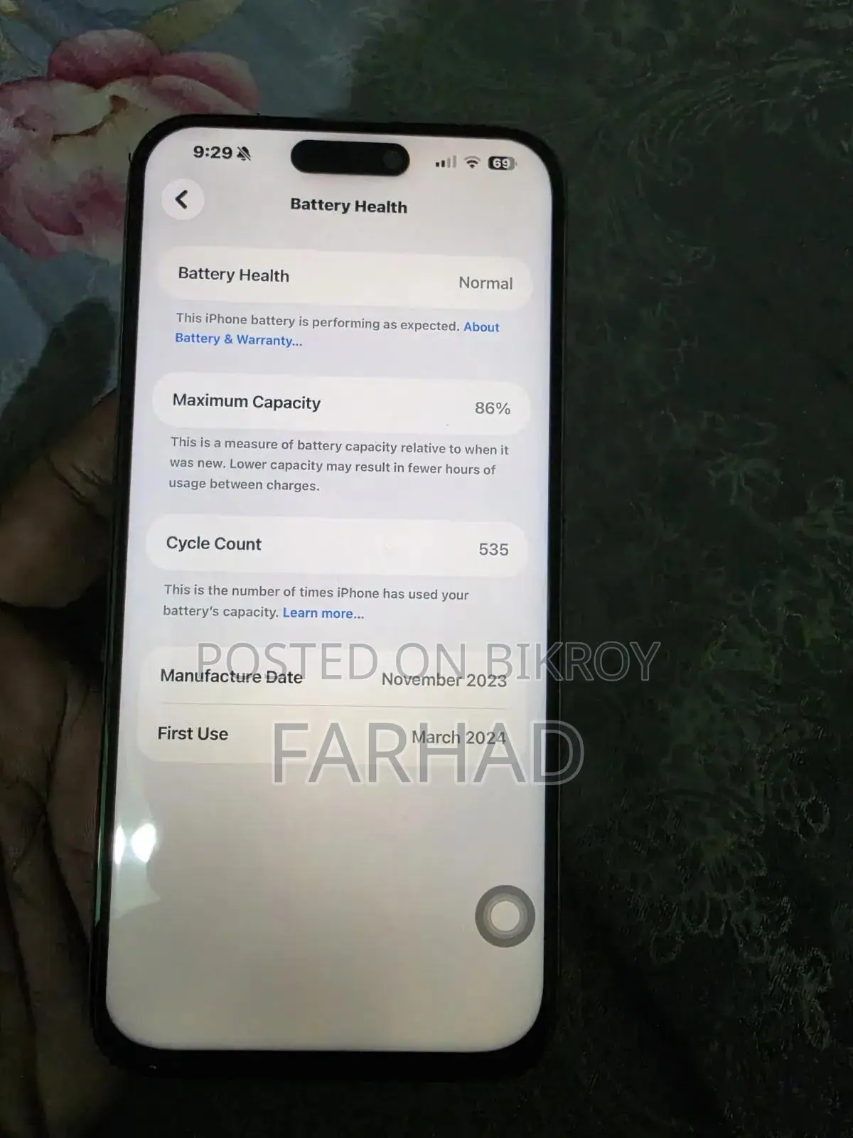 Apple iPhone 15 Pro Max 256 GB Gray