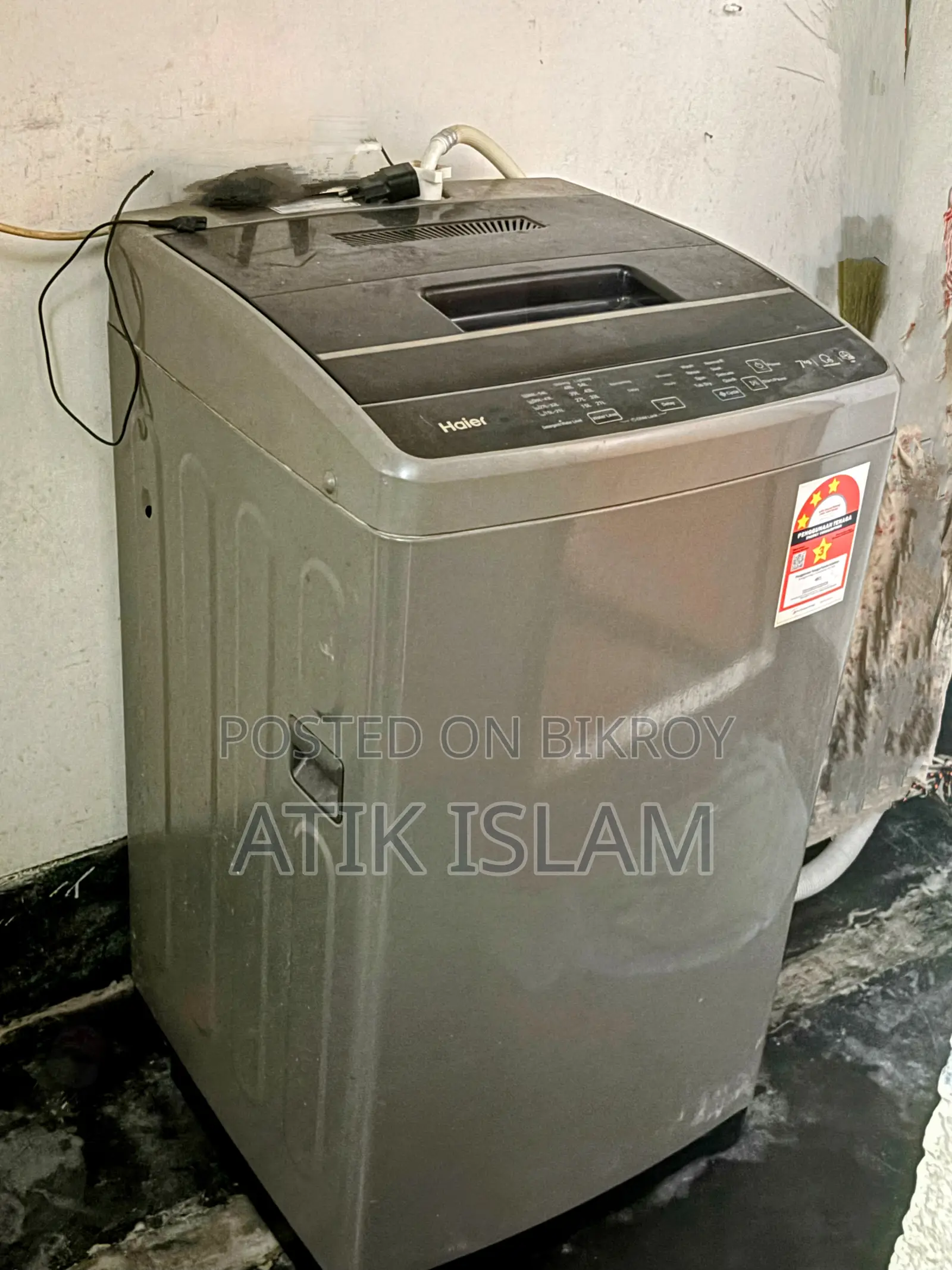 Haier 7 Kg Top Loading Washing Machine