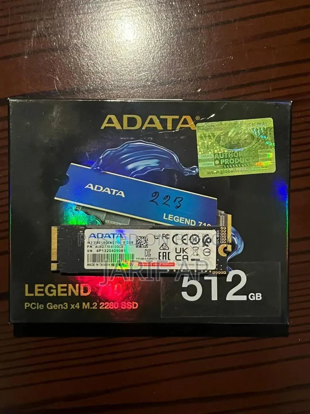 512 Adata Legend Nvme SSD
