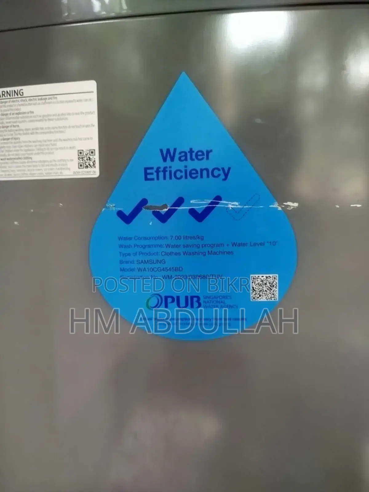 Samsung Washing Machine