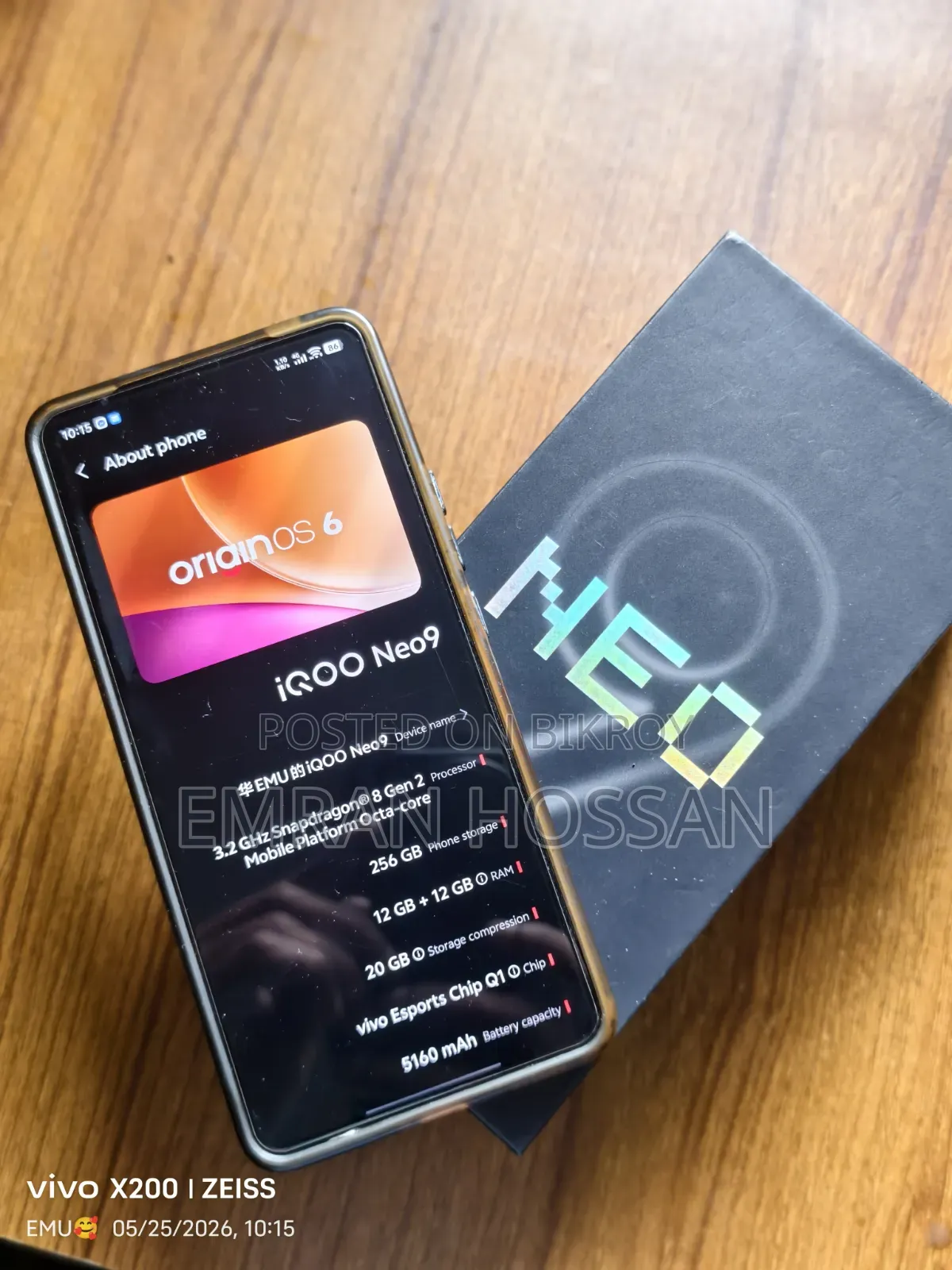 iQOO 256 GB Blue