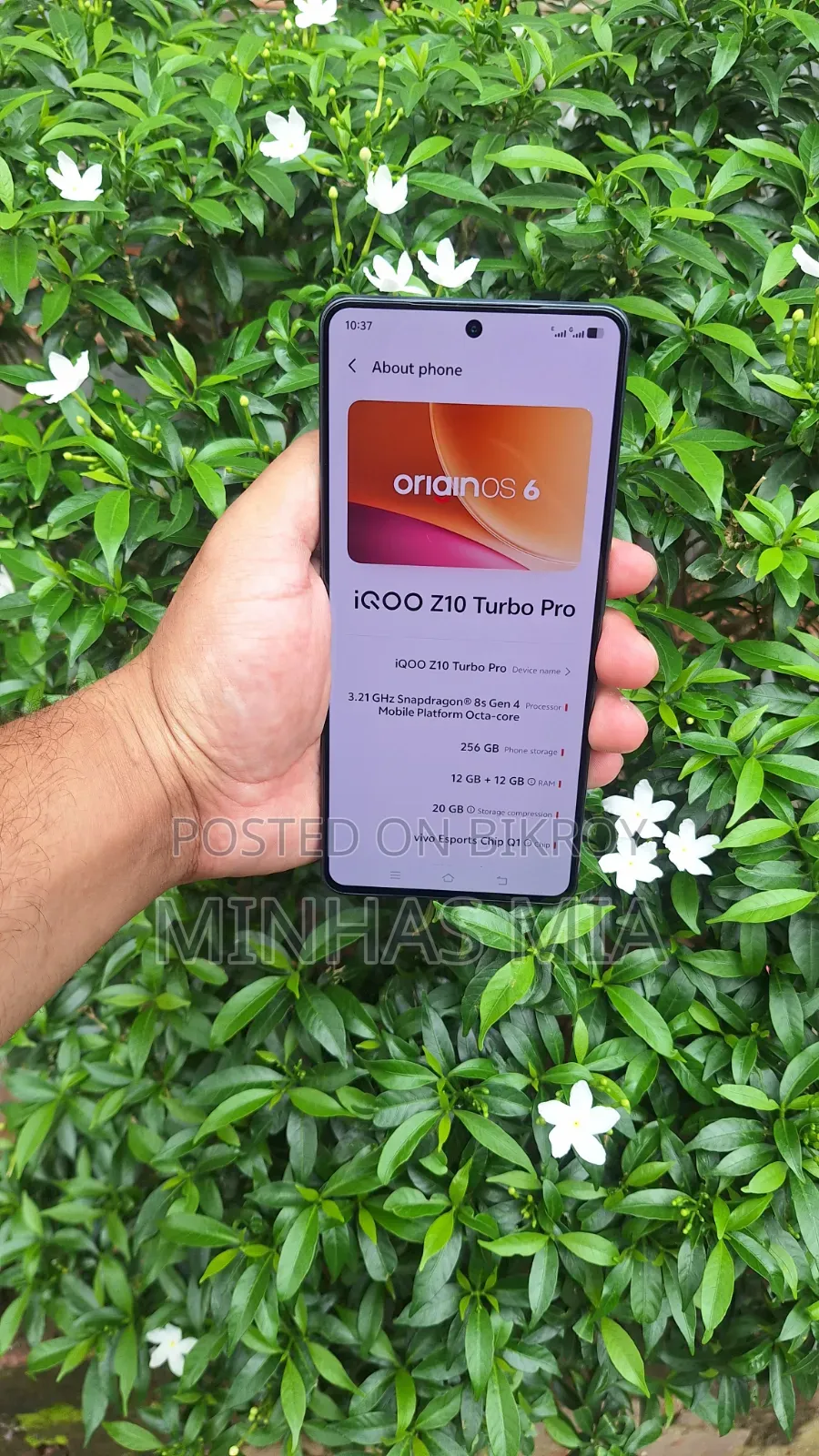 New iQOO 256 GB Black