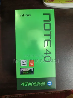 Infinix Note 40 256 GB Black
