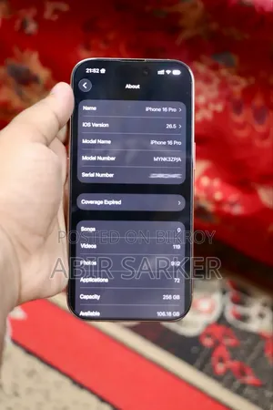 New Apple iPhone 16 Pro 256 GB Rose Gold