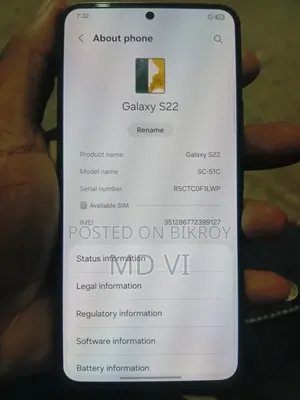 Samsung Galaxy S22 5G 256 GB Black