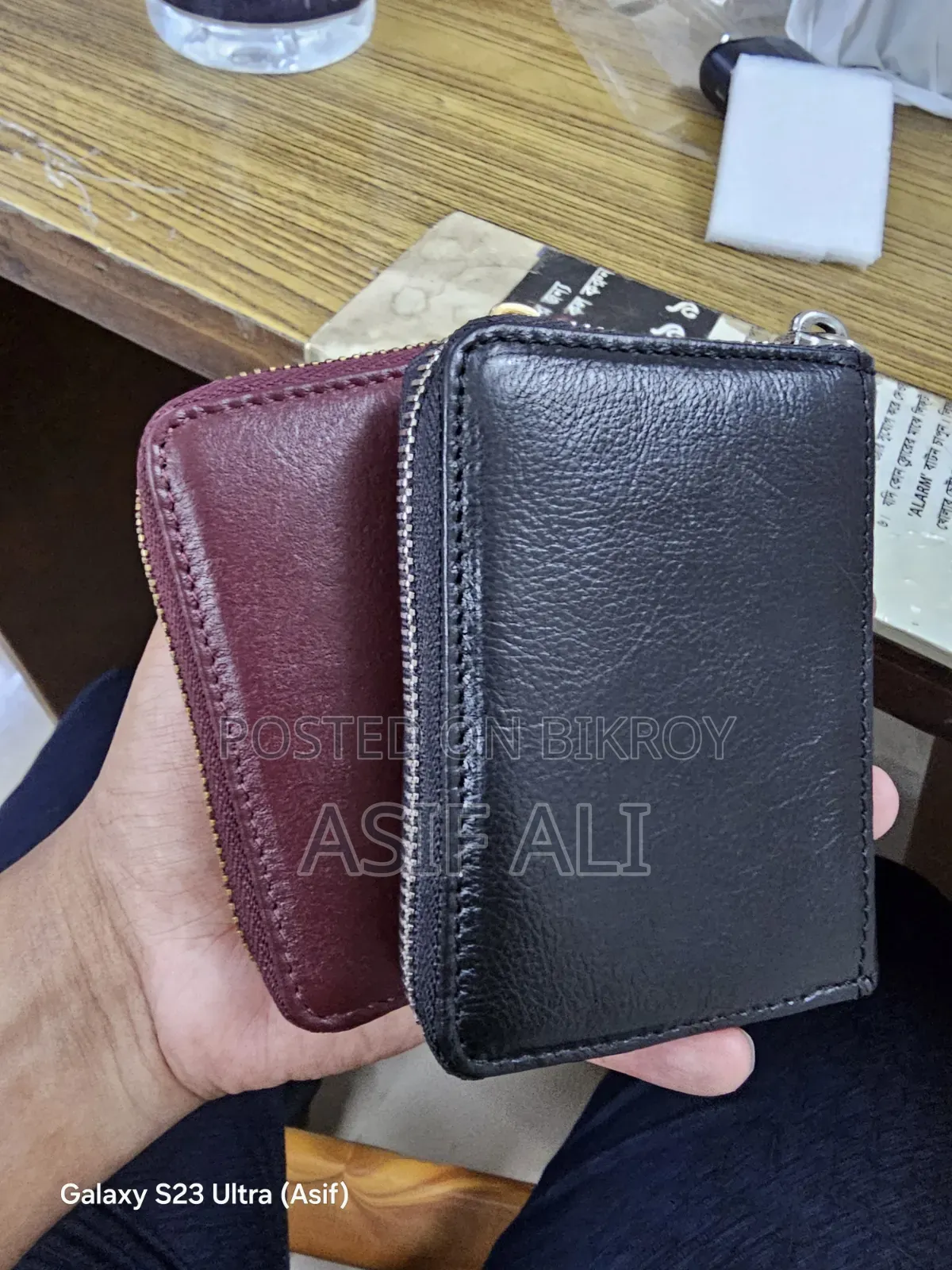 Card Holder Wallet 100% Premium Genuine Cow Leather