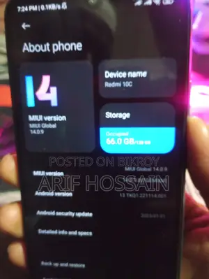 Xiaomi Redmi 10C 128 GB Blue