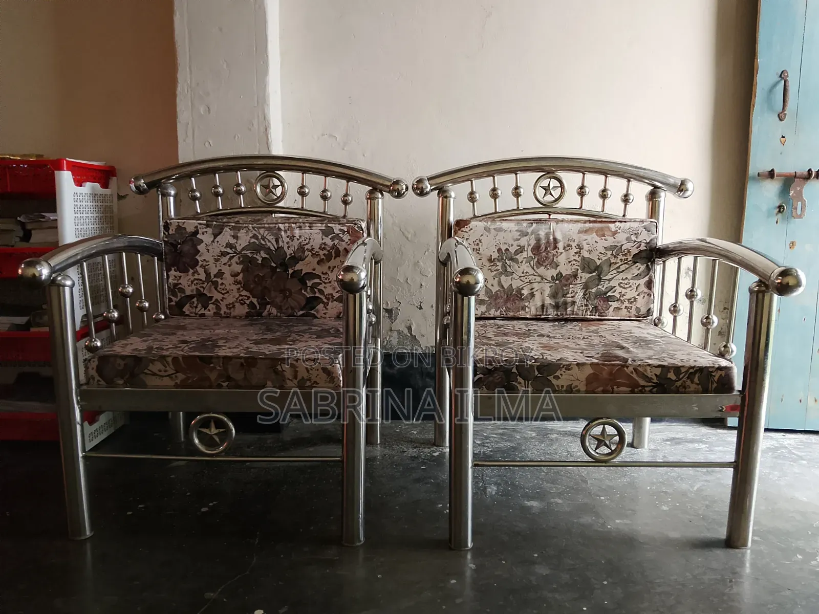 Five-Seater Sofa Set with Tea Table