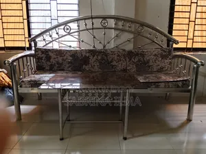 Five-Seater Sofa Set with Tea Table