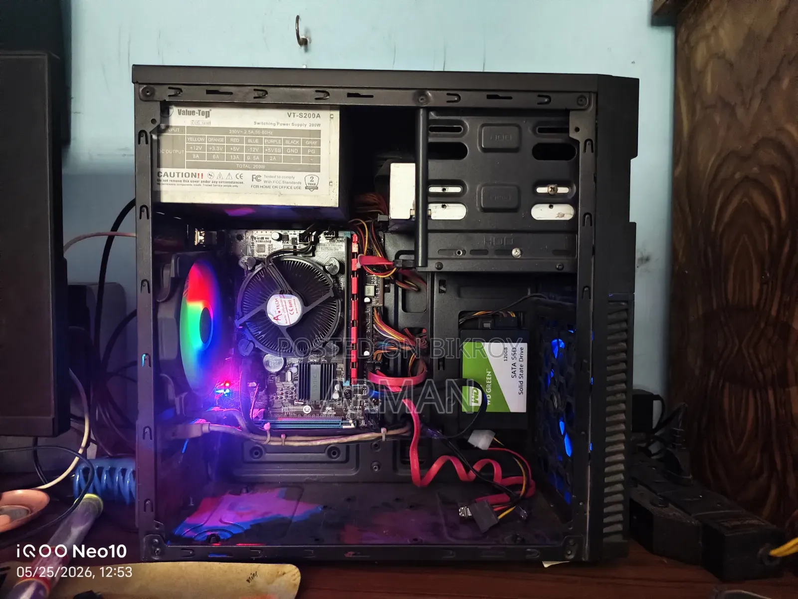 Desktop Computer 8GB Intel Core I5 HDD+SSD 256GB