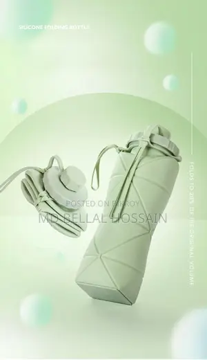 Collapsible Silicone Water Bottle - Bpa