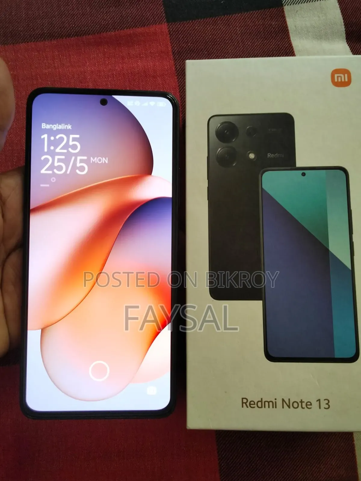 Xiaomi Redmi Note 13 256 GB ব্ল্যাক