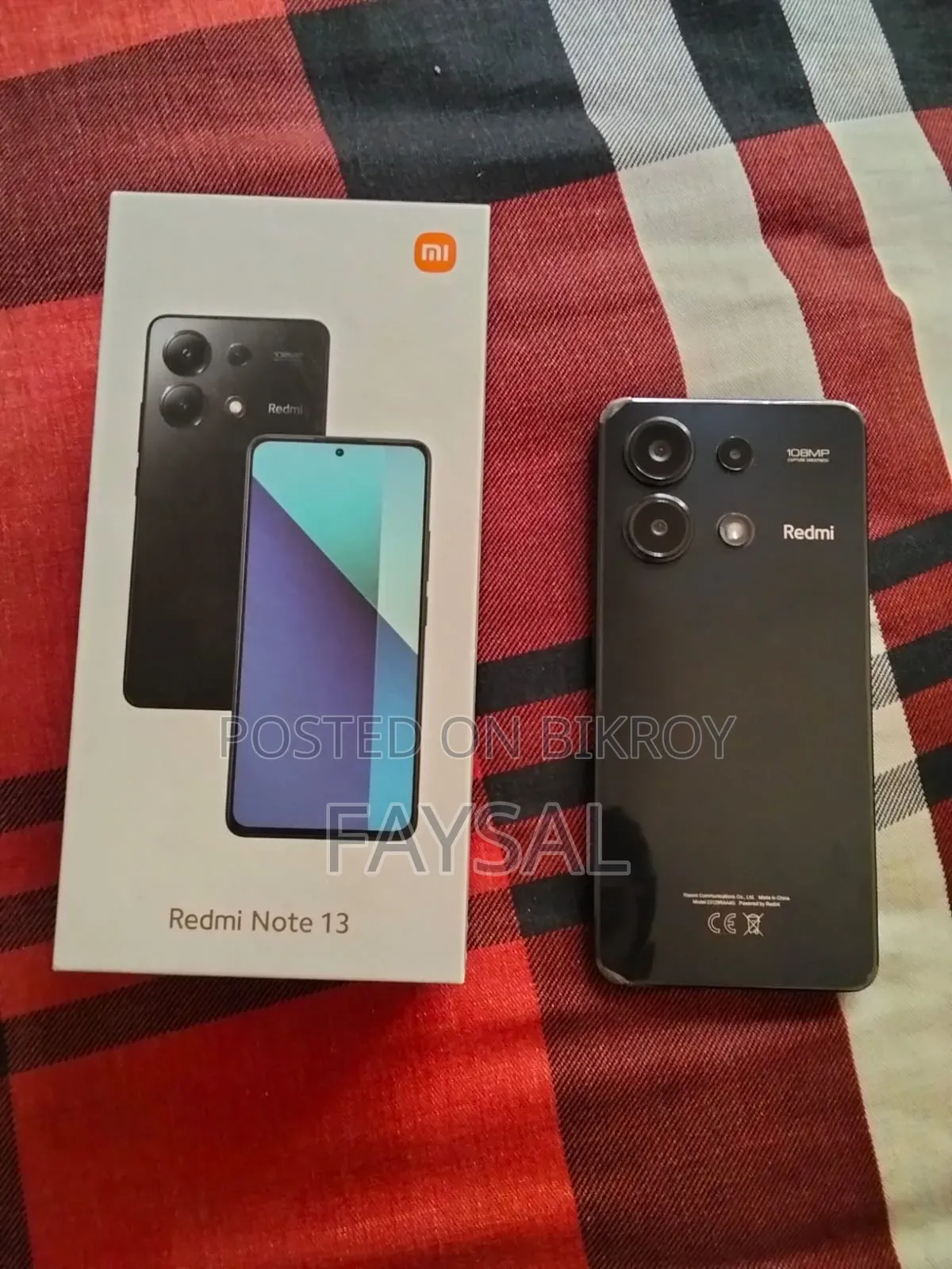 Xiaomi Redmi Note 13 256 GB ব্ল্যাক