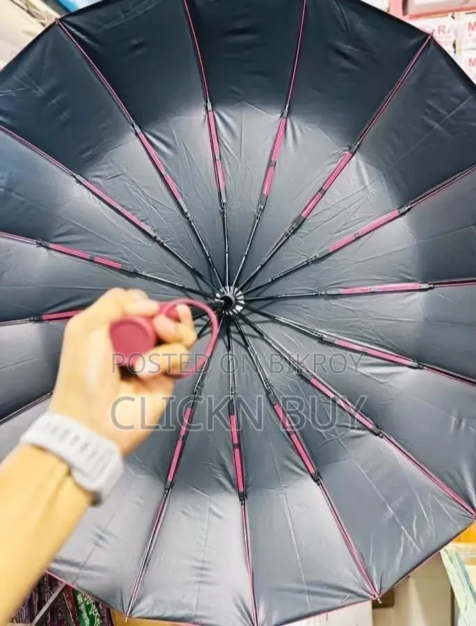 16 Ribs Means a Sturdy Umbrella