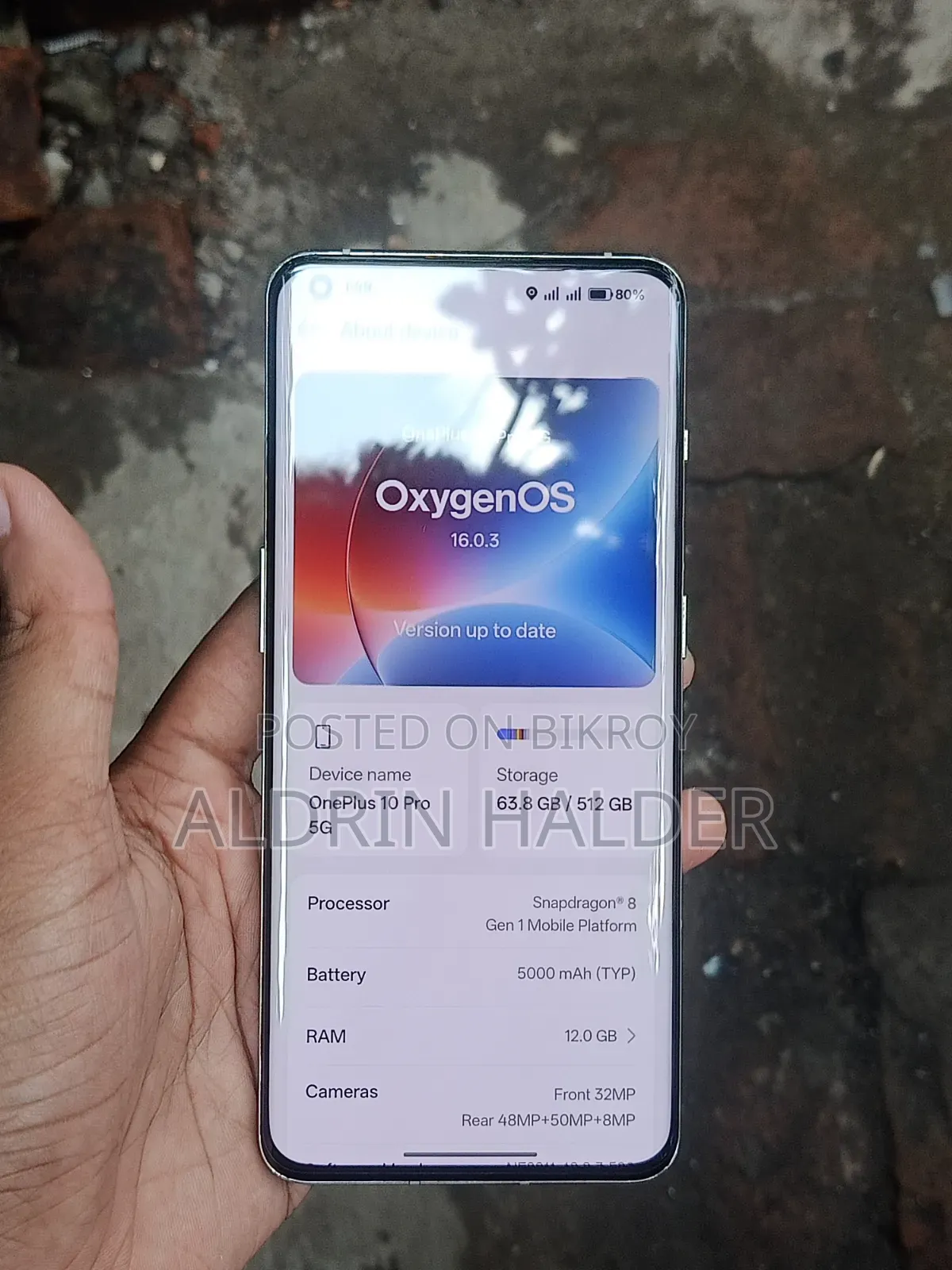 ওয়ানপ্লাস ১০ প্রো ৫১২ জিবি হোয়াইট