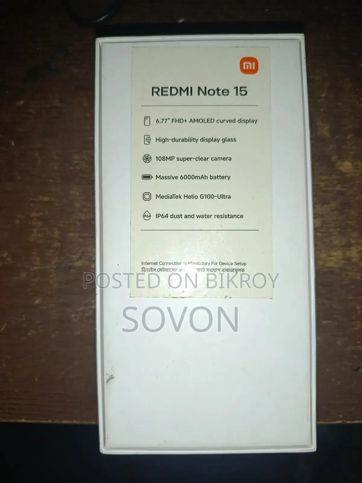 New Xiaomi Redmi Note 15 128 GB Black