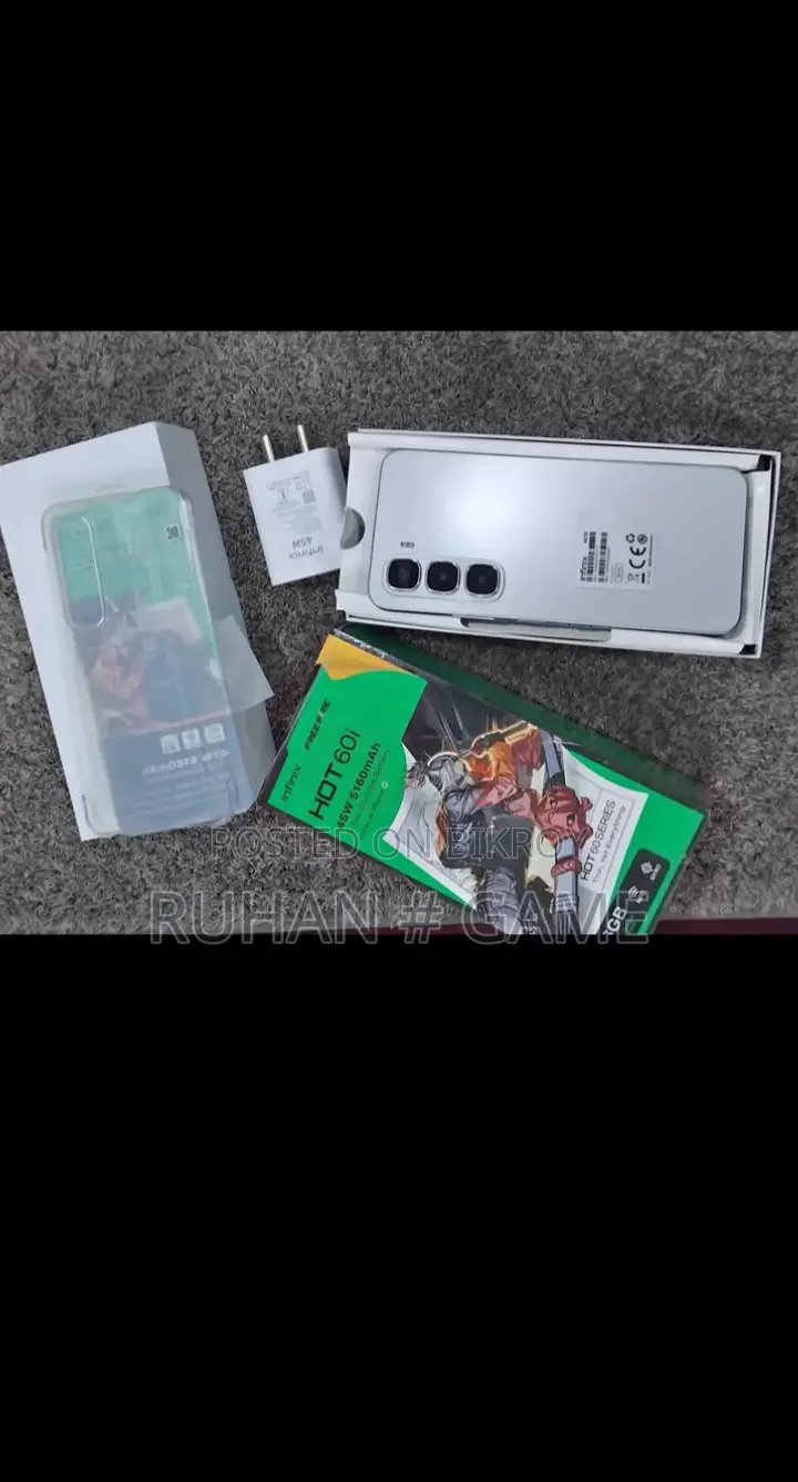 New Infinix Hot 60i 128 GB White
