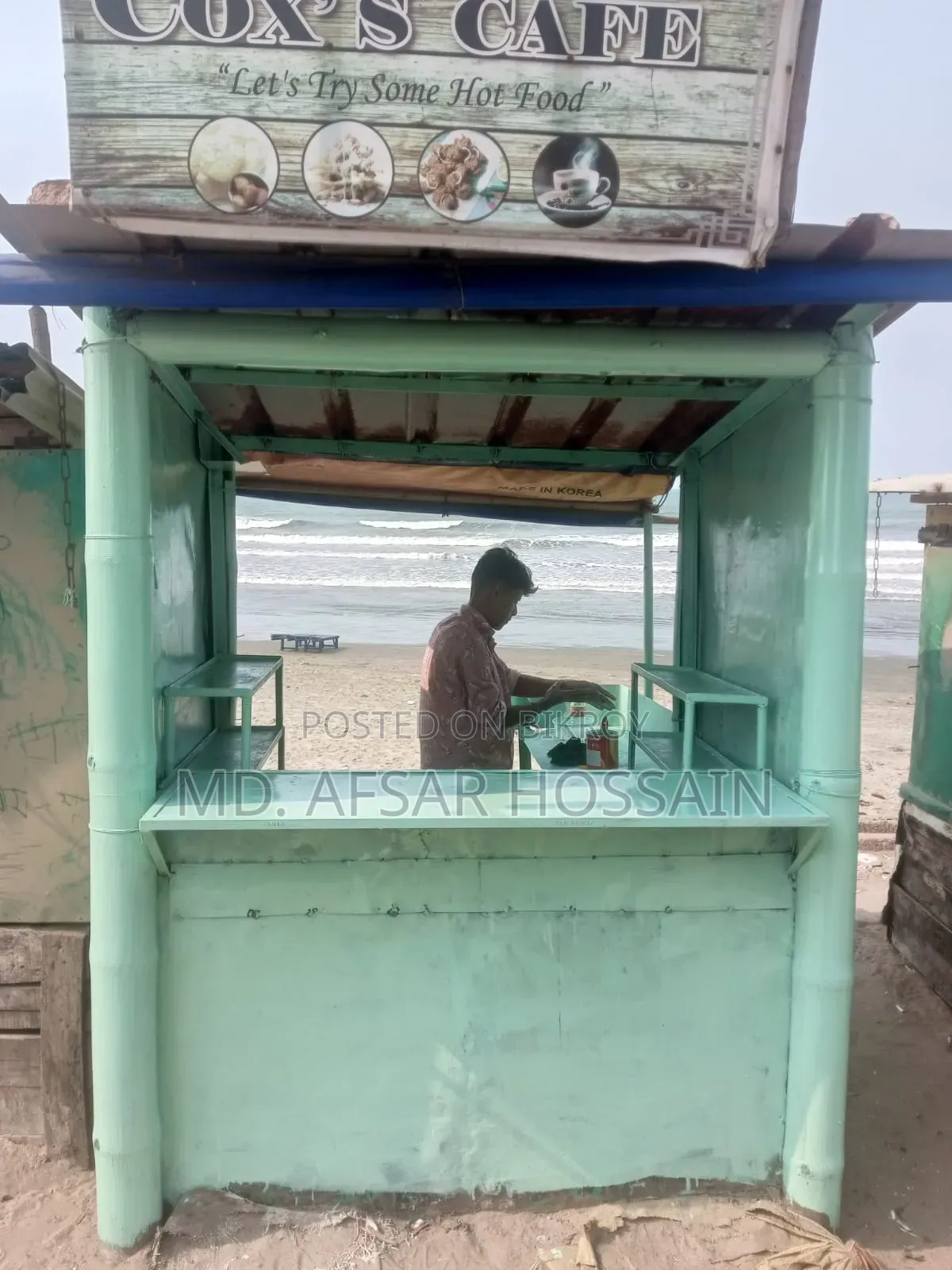 Ready Food Cart Position for Sale or Rent at Cox's Bazar Beach