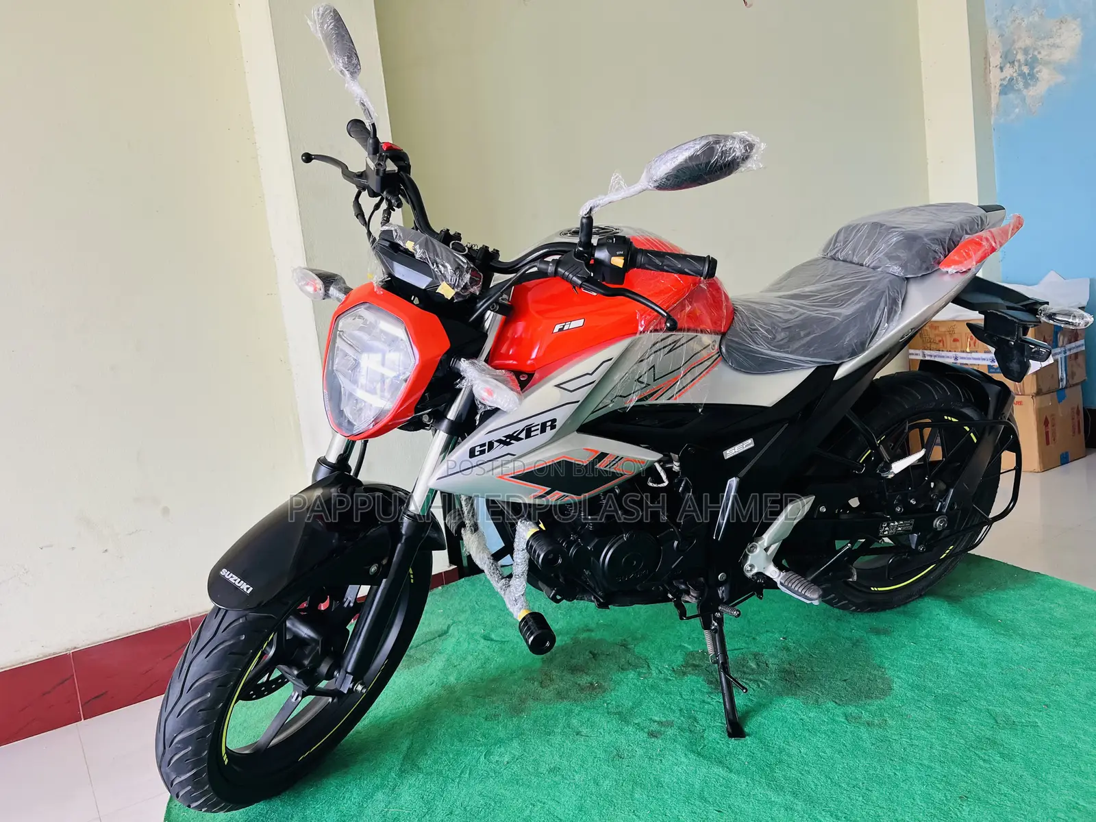 New Suzuki Gixxer SF FI 2024 Orange