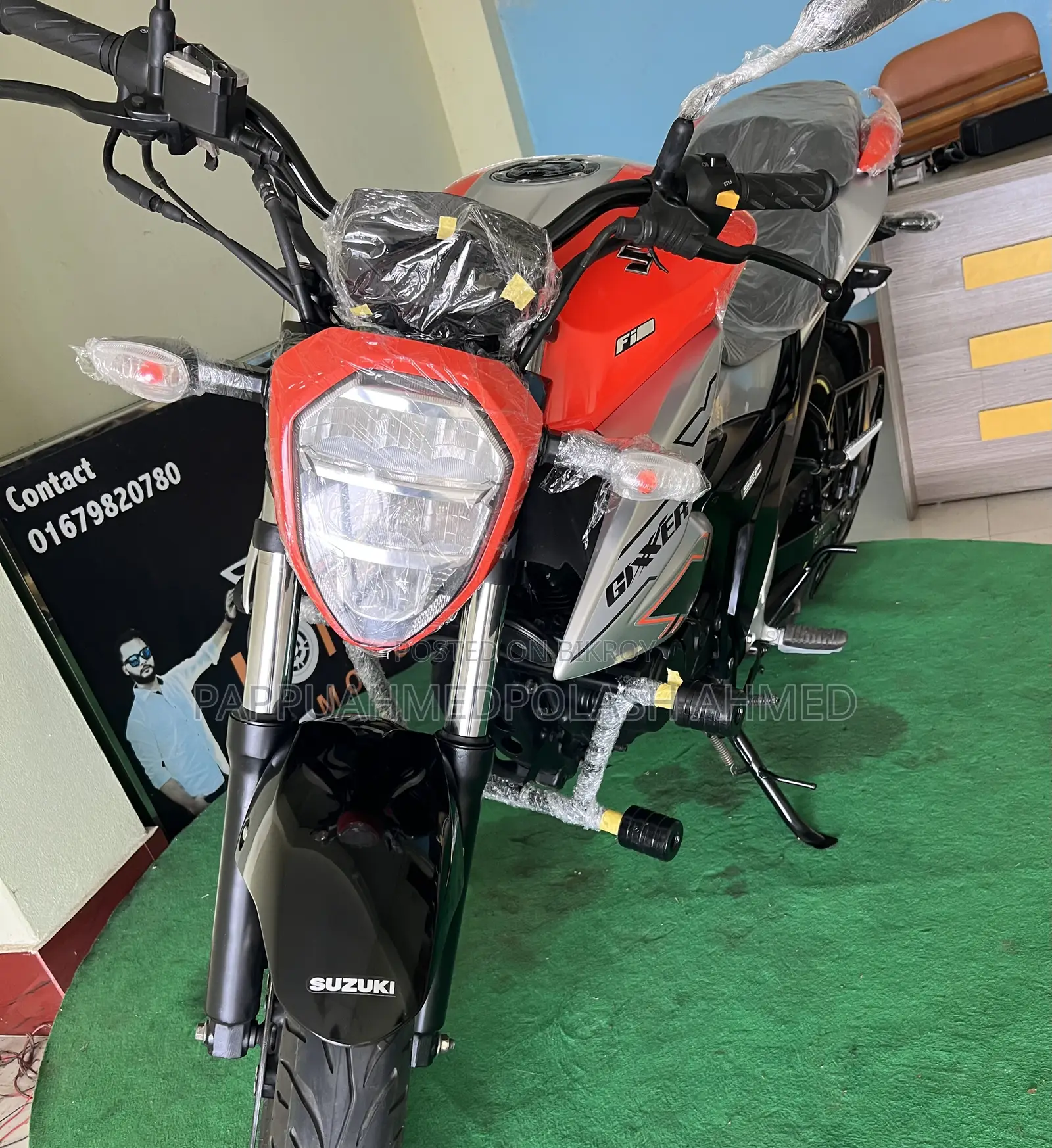 New Suzuki Gixxer SF FI 2024 Orange